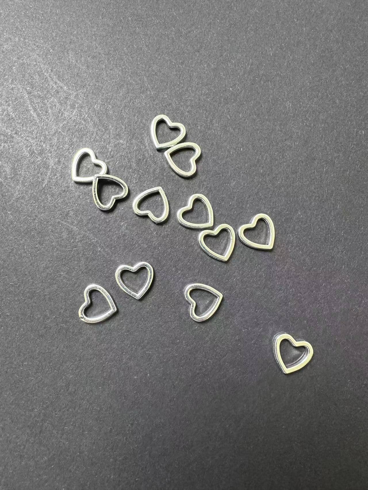 Hollow Silver heart (Not for sale, only for display)