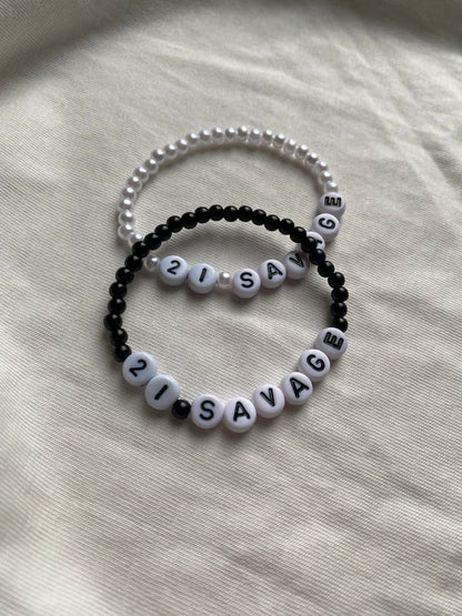 21 Savage matching bracelets